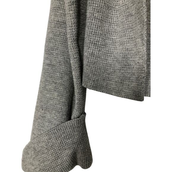 Victor Alfaro Mock Neck Sweater Oversized Gray XL - Picture 8 of 14